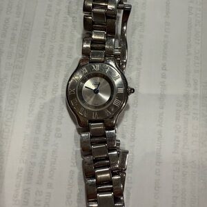Silver Roman Numeral woman’s watch